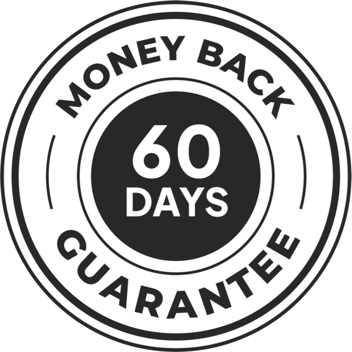LipoPeak 60-day money back guarantee badge